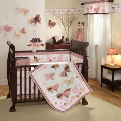 Baby Bedroom Items on Lambs   Ivy Baby Bedding   Raspberry Swirl   Wings   Enchanted Forest