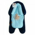 Babyhood 2 in 1 Head Support Navy Turquoise