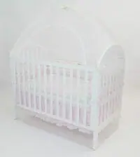 Babyhood Cot Canopy Net Cream
