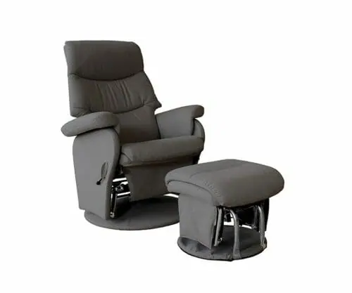 Babyhood Manhattan Glider Chair Charcoal