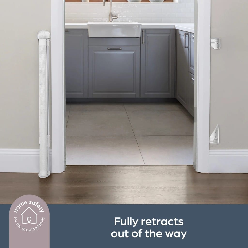 Dreambaby Glide N Hide Retractable Gate Fully Retracts