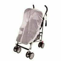 Universal Fitted Nets for Bassinettes Strollers and Prams White