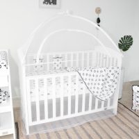 babyhood Cot Canopy white Lifestyle