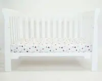 Babyhood Sandton Sleigh Cot configured as a Day Bed