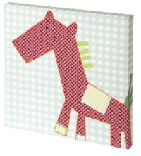 Mamas & Papas Gingerbread Canvas Picture Red Pony