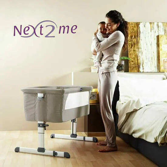 chicco next to me light grey