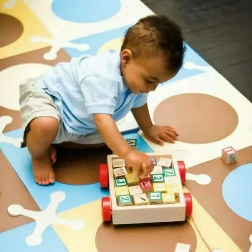 Skip Hop Blue/Gold EU Playspot Mat Skip Hop Blue/Gold EU Playspot Mat