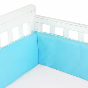 Babyhood Cot Bumper 3 sided Turquoise