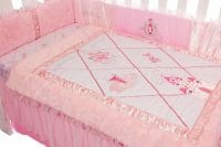 Amani Bebe Princess Ballerina 4 Pce Bedding Set