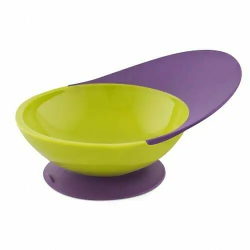 Boon Catch Bowl Toddler Bowl with Spill Catcher Grape Kiwi Boon Catch Bowl Toddler Bowl with Spill Catcher Grape Kiwi