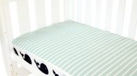 Amani Bebe Breezy Blue Fitted Sheet Whale