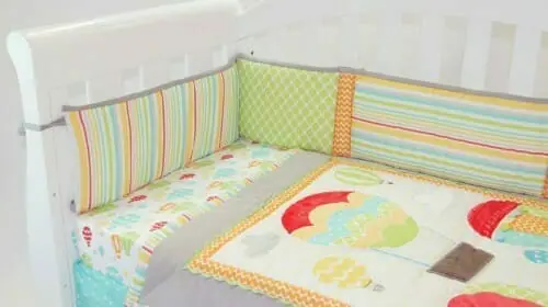 Amani Bebe Up In Sky 4 Piece Baby Bedding Set