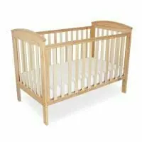 Babyhood Classic Curve Cot Natural Cot Mode Drop Side Up Babyhood Classic Curve Cot Natural Cot Mode Drop Side Up