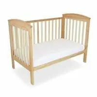 Babyhood Classic Curve Cot Natural Toddler Bed Mode Babyhood Classic Curve Cot Natural Toddler Bed Mode