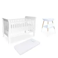 Babyhood Classic Sleigh Cot 4 Pce Cot Package Deal 1