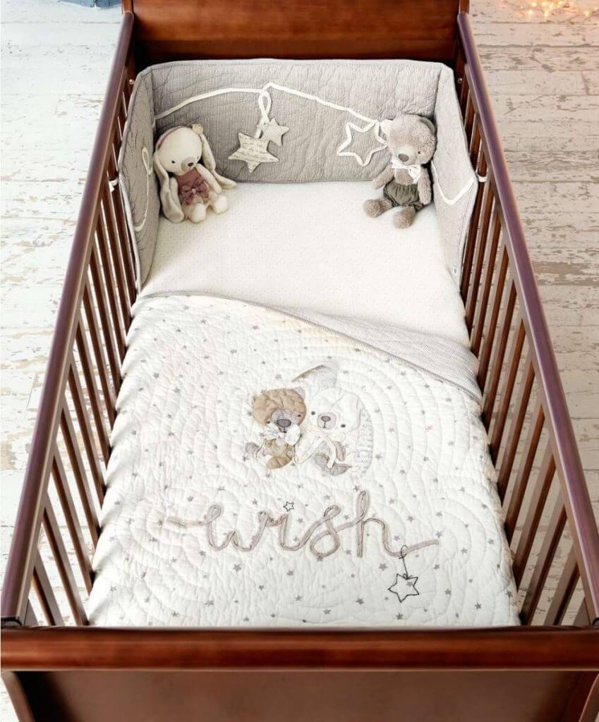 Mamas and Papas Millie and Boris Cot Bumper Bubs n Grubs