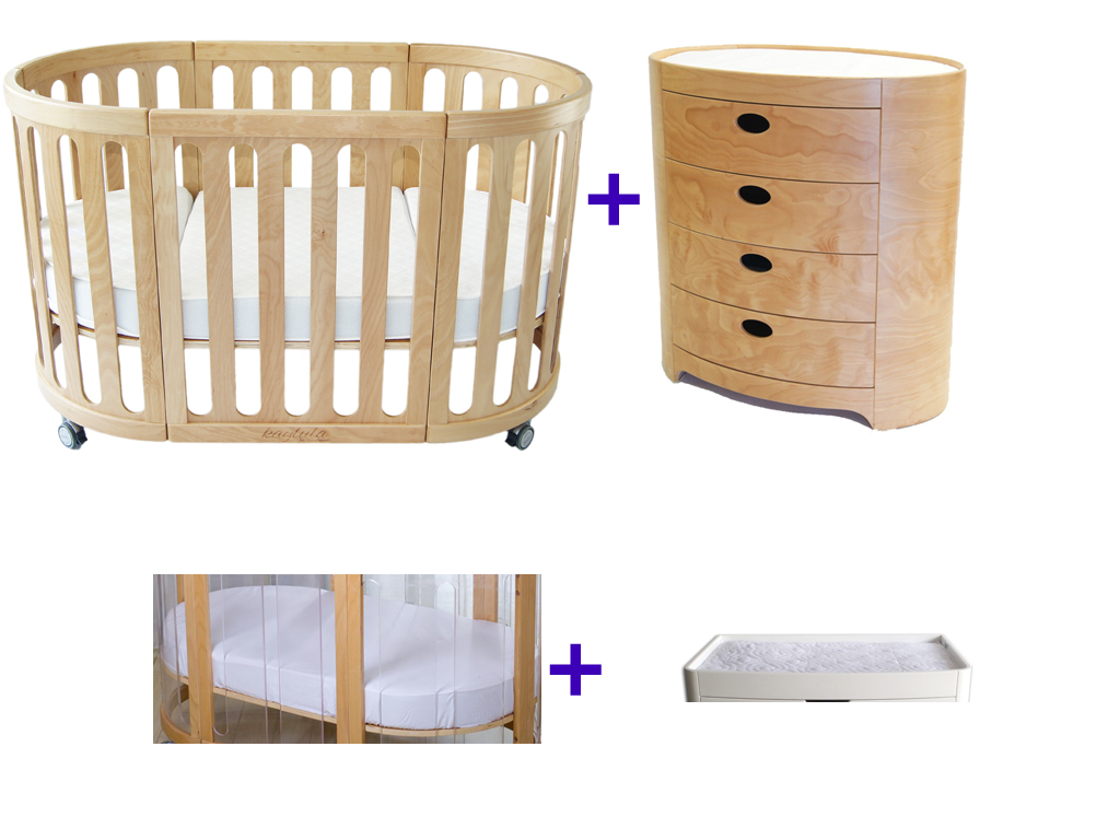 Kaylula Sova Classic Cot and Sova Chest of Drawers Package