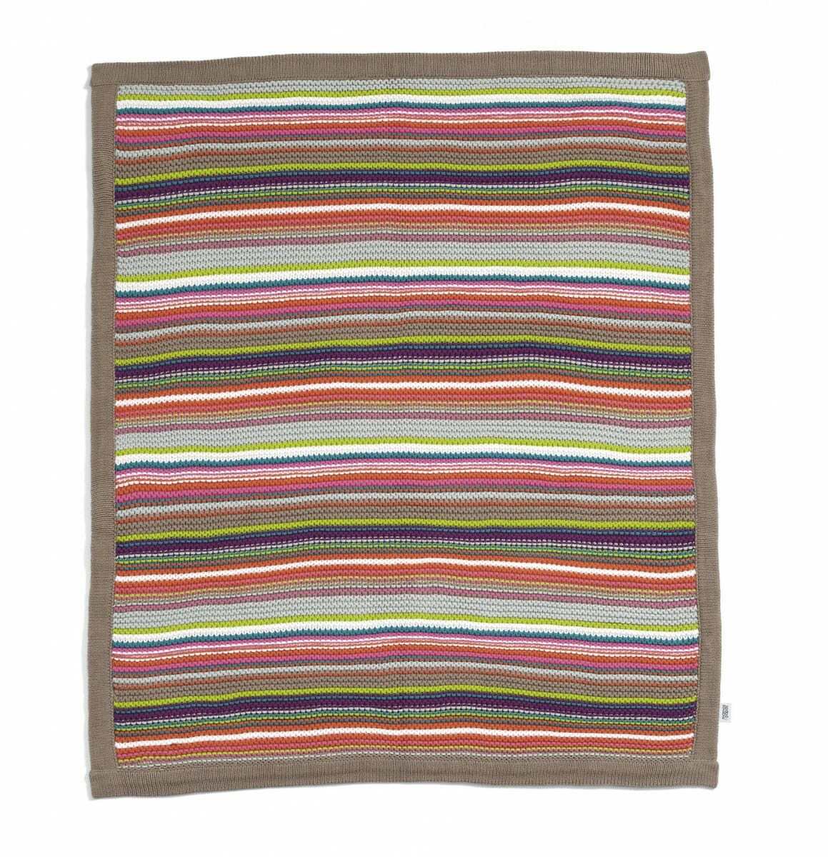 Mamas and Papas Timbuktales Striped Knitted Blanket Bubs n Grubs