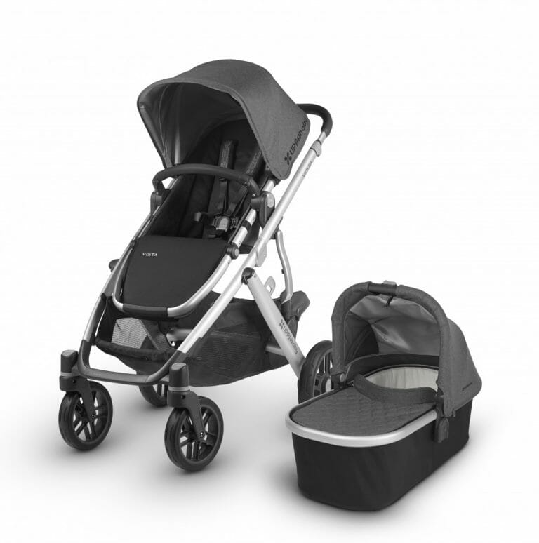 UppaBaby Vista Stroller & & Rumble Seat + UPPER adapters
