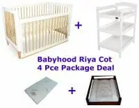 Babyhood Riya Cot Package Deal 4 Pce