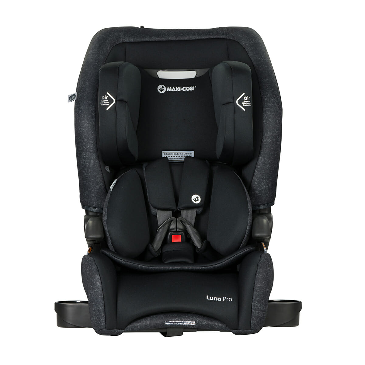 Maxi Cosi Luna Pro Front Cupholders Nomad Black Front With Cup Holders
