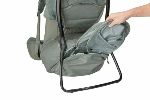 Thule Sapling Back Pack Agave Green Rear Storage Thule Sapling Back Pack Agave Green Rear Storage