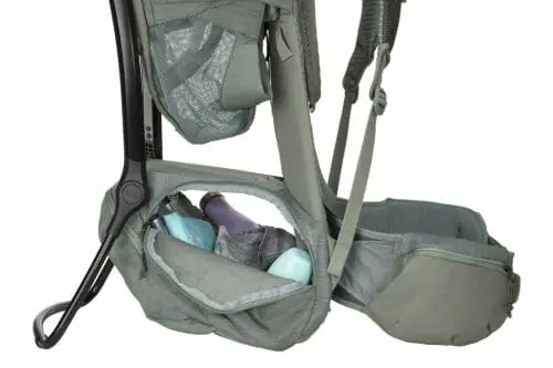 Thule Sapling Back Pack Agave Green Side Storage Thule Sapling Back Pack Agave Green Side Storage