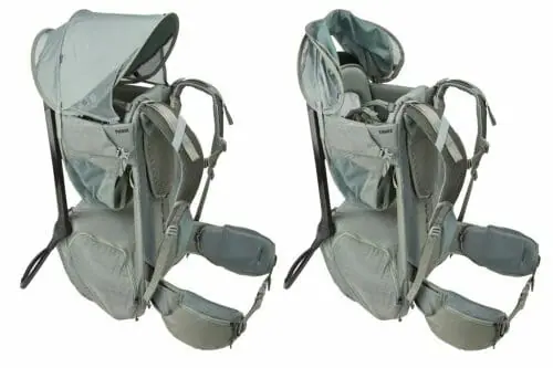 Thule Sapling Back Pack Agave Green Sun Protection Thule Sapling Back Pack Agave Green Sun Protection