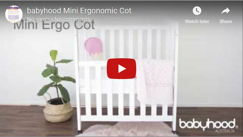 babyhood Mini Ergonomic Cot Video Thumb