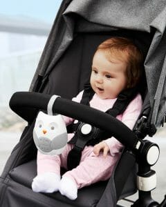 Skip Hop Stroll & Go Portable Baby Soother Baby in Pram