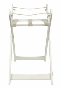 Bebe Care Moses Basket Stand White Side View