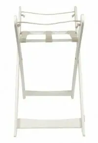 Bebe Care Moses Basket Stand White Side View