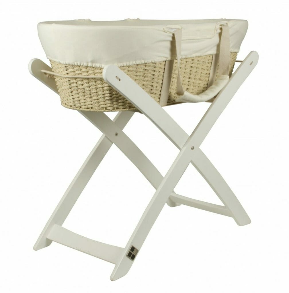 BeBe Care Moses Basket and Stand Bubs n Grubs