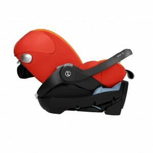 Cybex Cloud Q Autumn Gold Side Car Assembled1