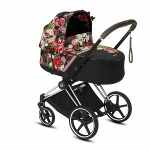 Cybex Priam Spring Blossom Luxcarrycot Onframe Cho Brn Topview Screen Hd