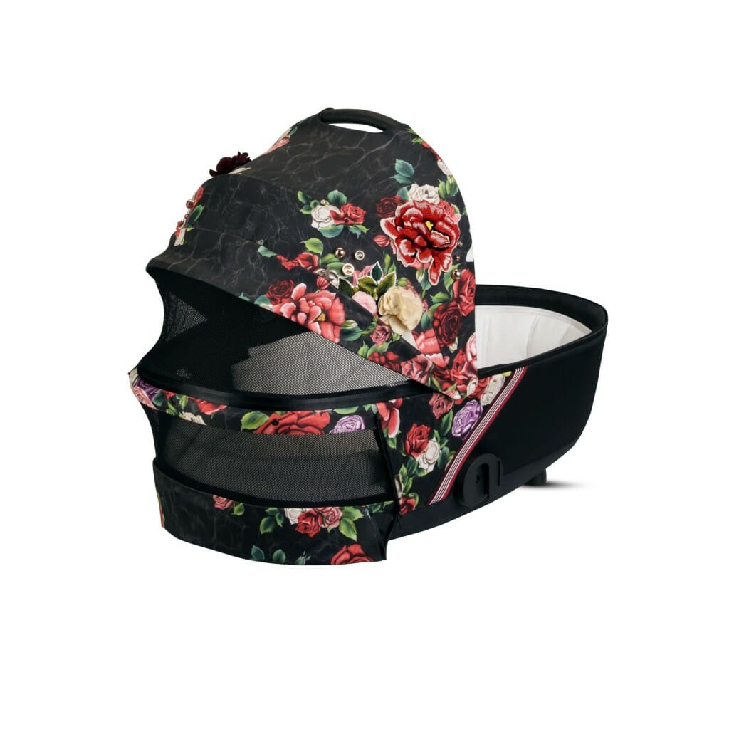 Cybex Priam Spring Blossom Mios Luxcarrycot Panoramic Skyview Sunvisor Screen Hd