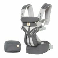 Ergobaby Omni 360 Baby Carrier Cool Air Mesh Carbon Grey