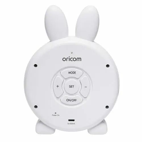 Oricom Sleep Trainer Clock Bunny Rear View Oricom Sleep Trainer Clock Bunny Rear View