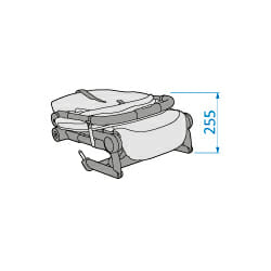 Mc1233 2018 Maxicosi Stroller Lara Externaldimensions 06