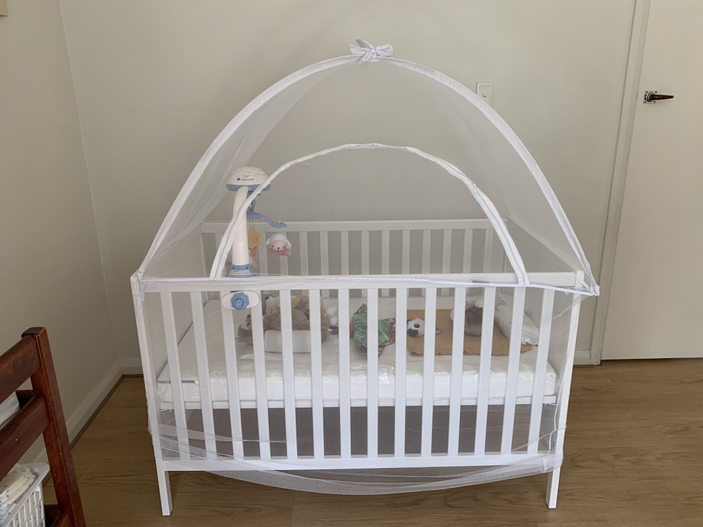 Babyhood Cot Canopy Net Bubs n Grubs