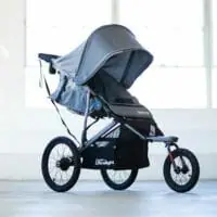 Joovy Zoom 360 Ultralight Stroller Charcoal Angle Charcoal Angle