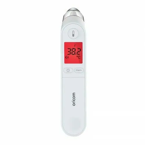 Iet400 Infrared Ear Thermometer Red Front Iet400 Infrared Ear Thermometer Red Front