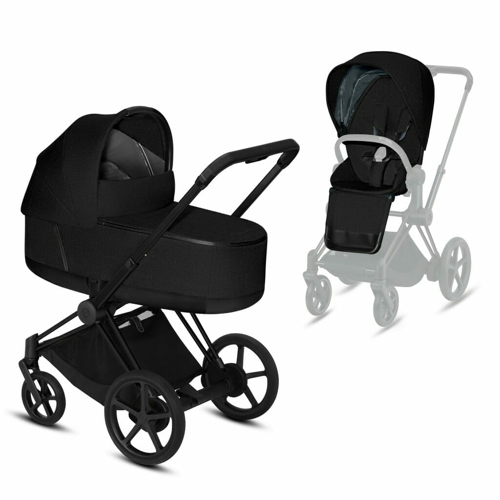 Cybex Epriam With Lux Carry Cot And Seat Unit