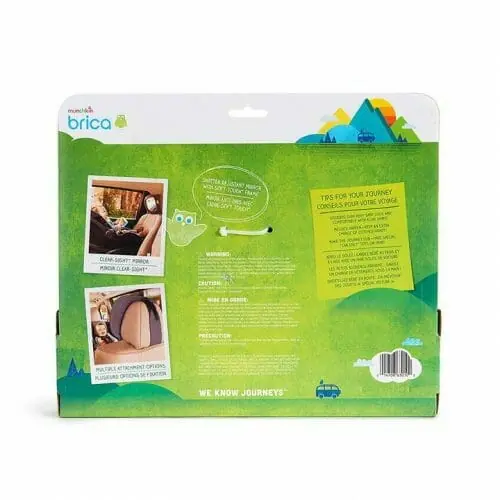 Munchkin Brica Baby In Sight Auto Mirror Packaging Rear Munchkin Brica Baby In Sight Auto Mirror Packaging Rear