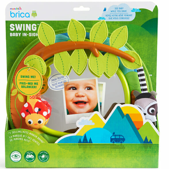 Munchkin Brica Swing Baby In Sight Car Mirror Packaging