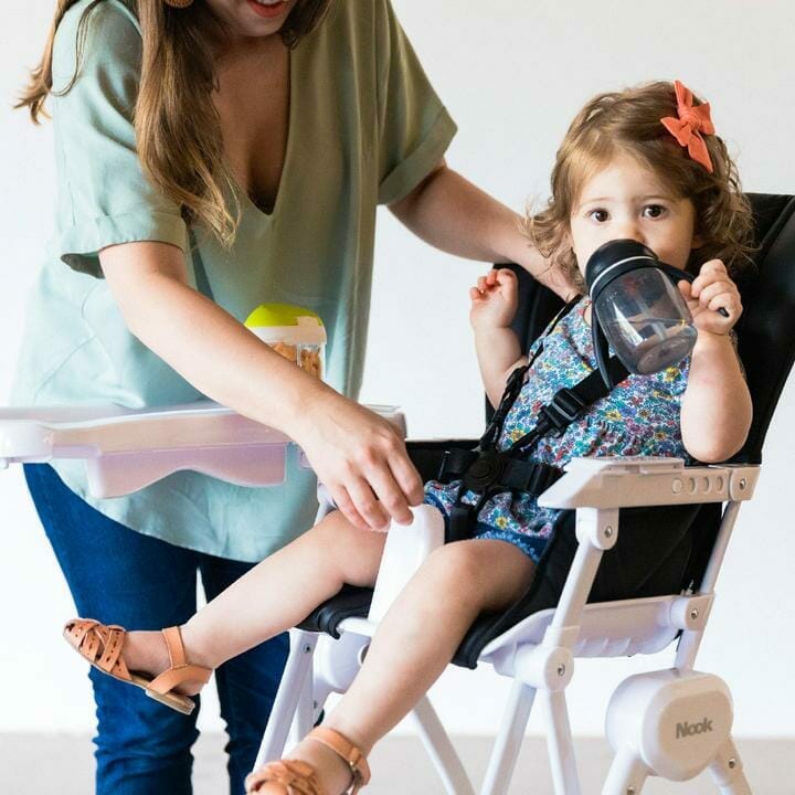 Joovy Nook High Chair Lifestyle With Child