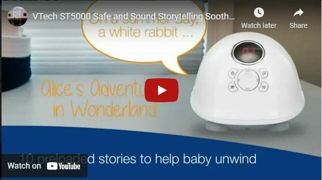 Vtech St5000 Safe & Sound Storytelling Soother Video