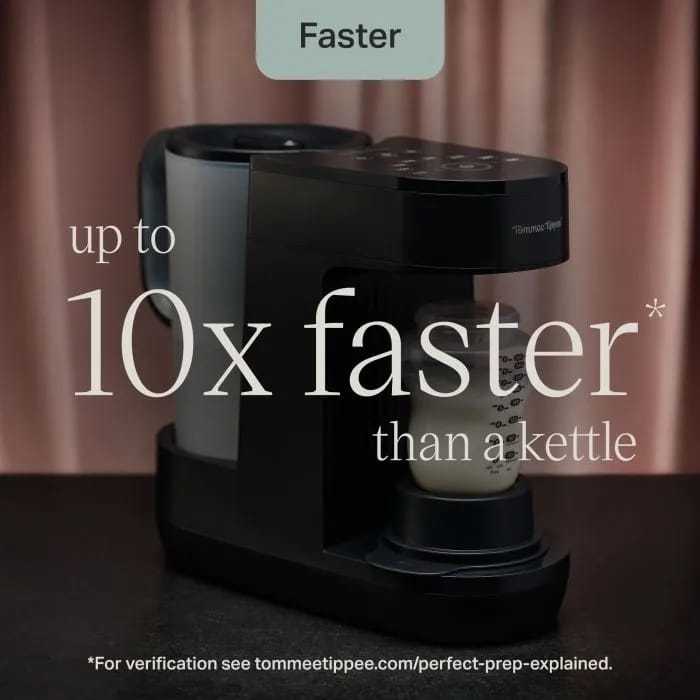 Tommee Tippee Day & Night Gen2 Perfect Prep – Slate 10x Faster