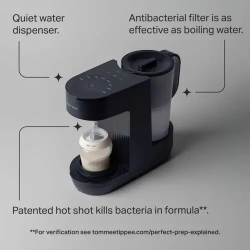 Tommee Tippee Day & Night Gen2 Perfect Prep – Slate Features Tommee Tippee Day & Night Gen2 Perfect Prep – Slate Features