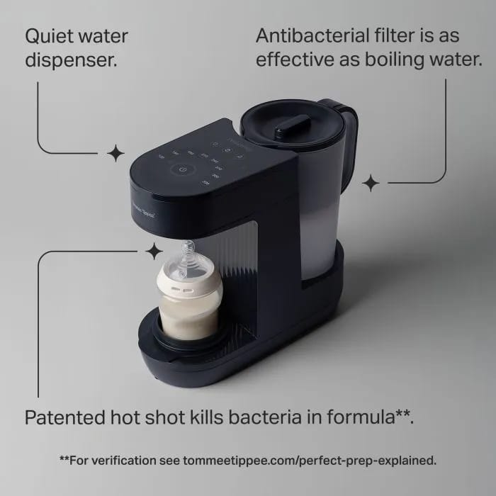 Tommee Tippee Day & Night Gen2 Perfect Prep – Slate Features
